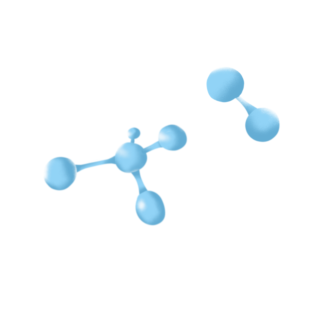 Waterstofmolecule.
