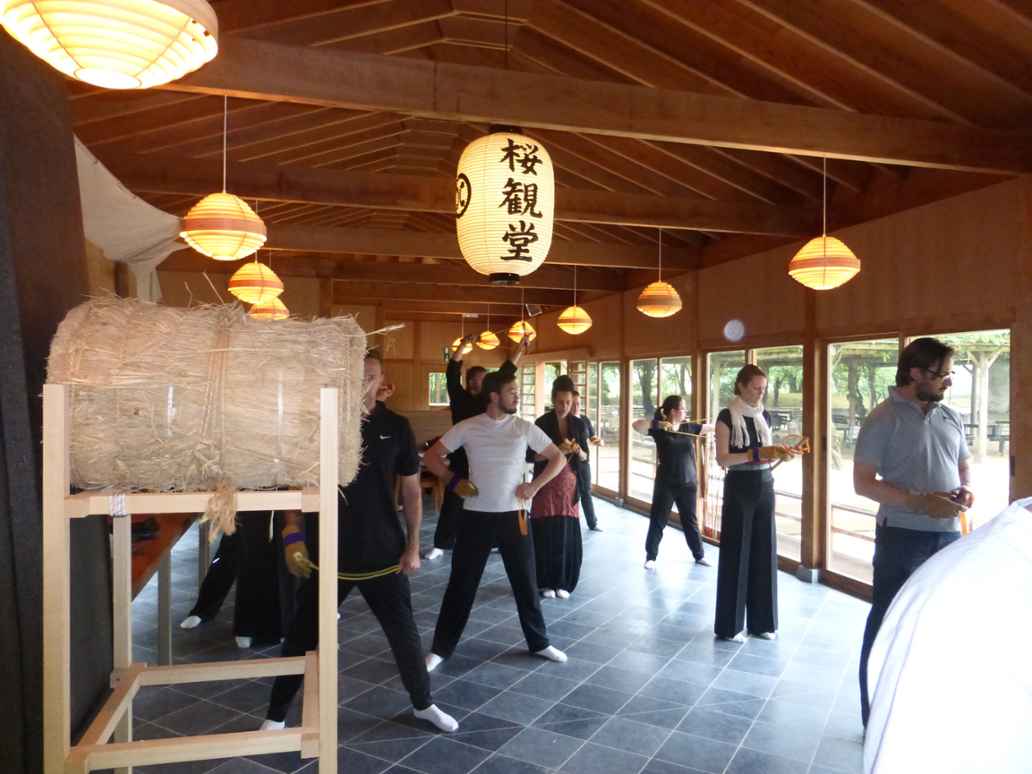 Het traditionele Japanse boogschieten. Foto: Zen Kyudo Belgian Federation.
