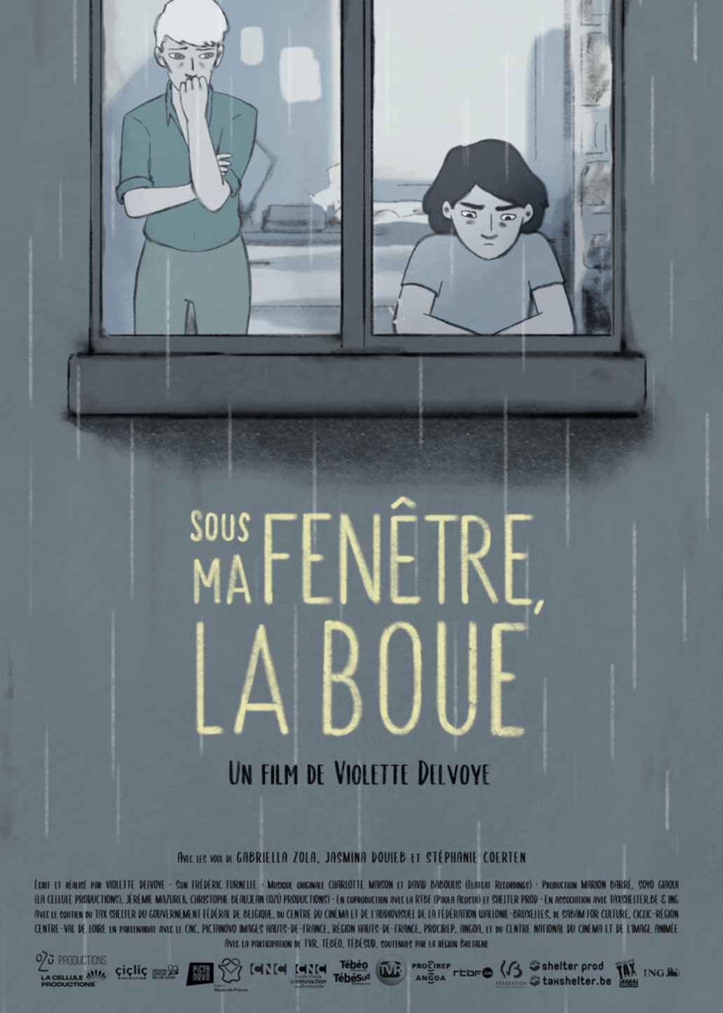 Affiche sous ma fenetre la boue